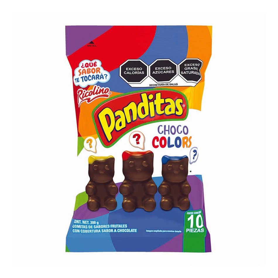 Producto - GOMITAS PANDITAS CHOCO COLORS 10 PZS