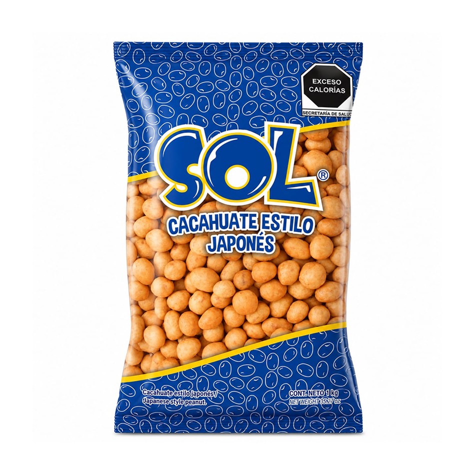 Producto - CACAHUATE JAPONES SOL 1 KG