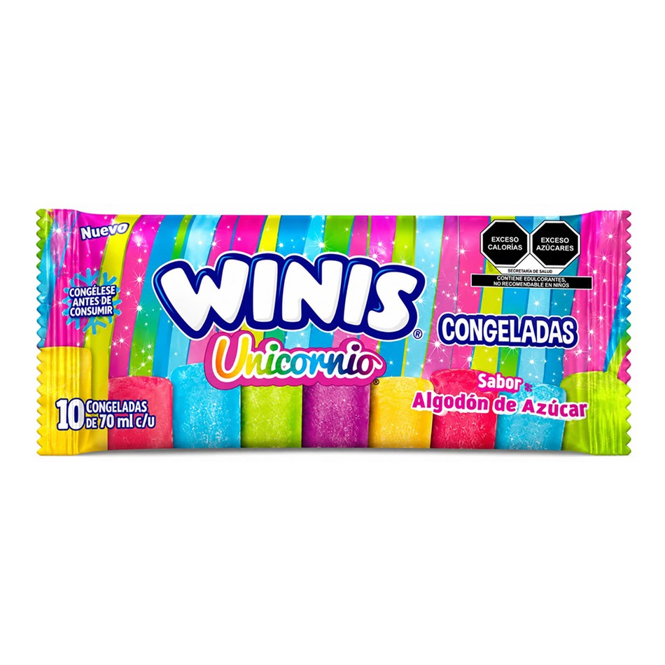 Producto - BOLI WINIS CONGELADAS UNICORNIO 10 PZS
