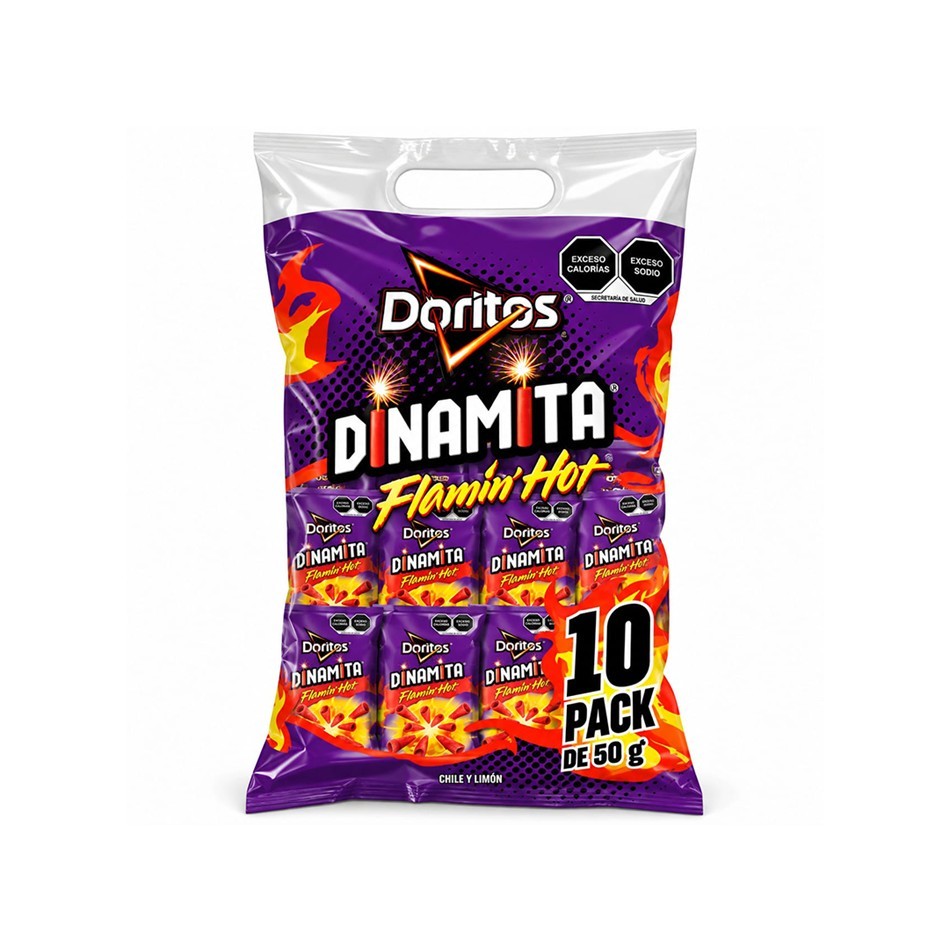 Producto - DORITOS DINAMITA FLAMIN´ HOT 10 PZS