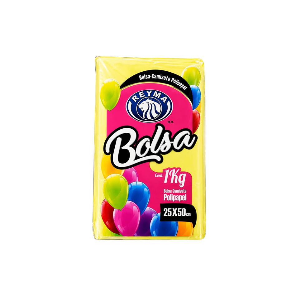 Producto - BOLSA ASA POLIPAPEL 25X50 REYMA
