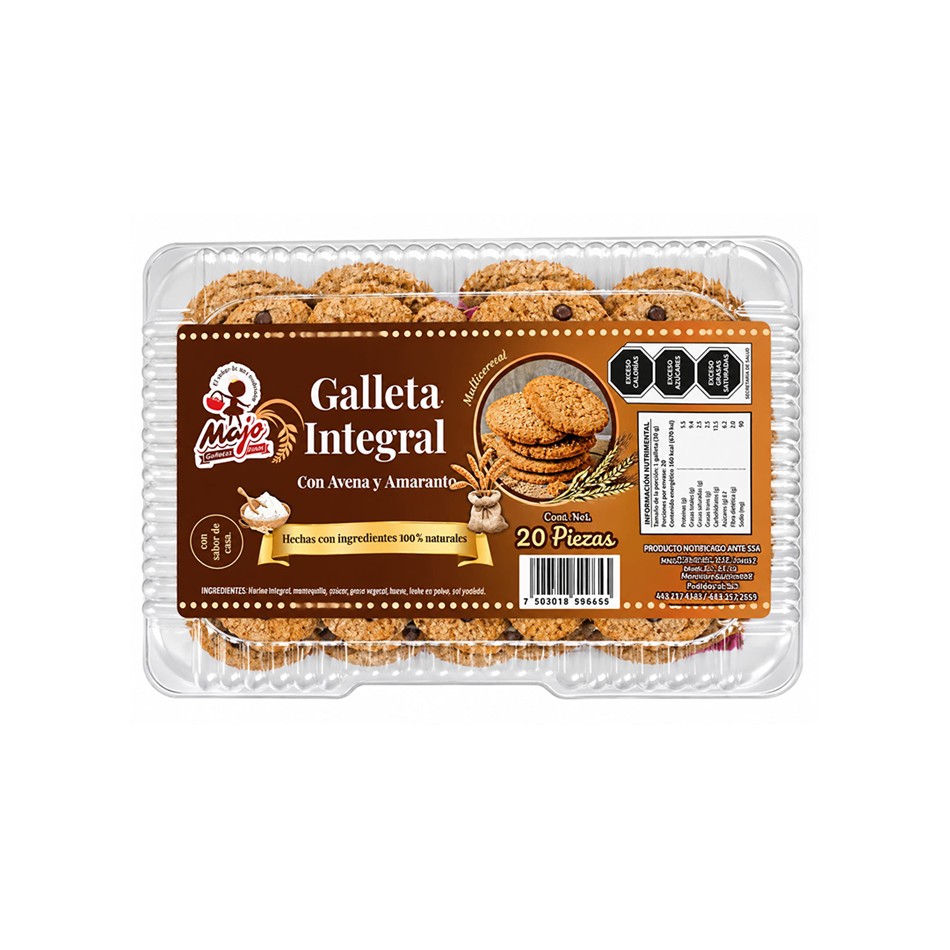 GALLETA INTEGRAL MULTIGRANO 20 PZ
