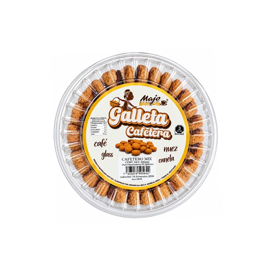 Producto - GALLETA ESTUCHE CAFETERO MIX 80 PZS.
