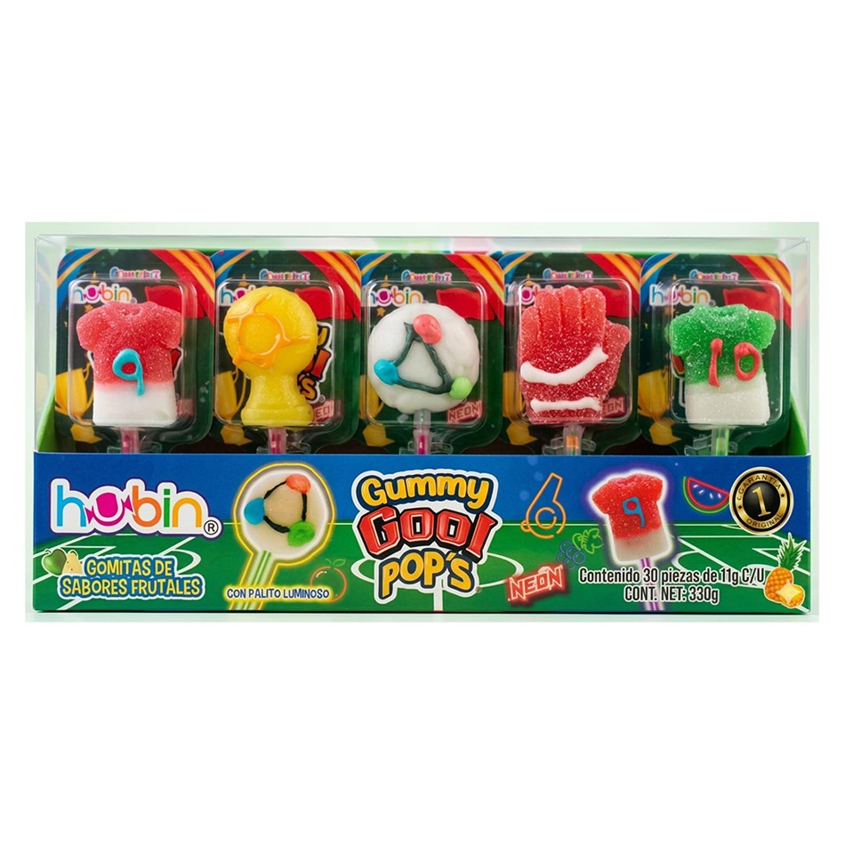 GUMMY GOOL POP´S NEON 30 PZS