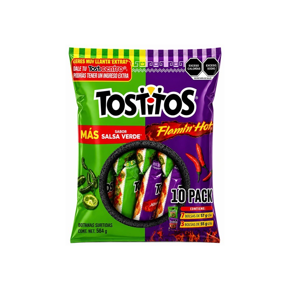 TOSTITOS TEN PACK 10 PZS