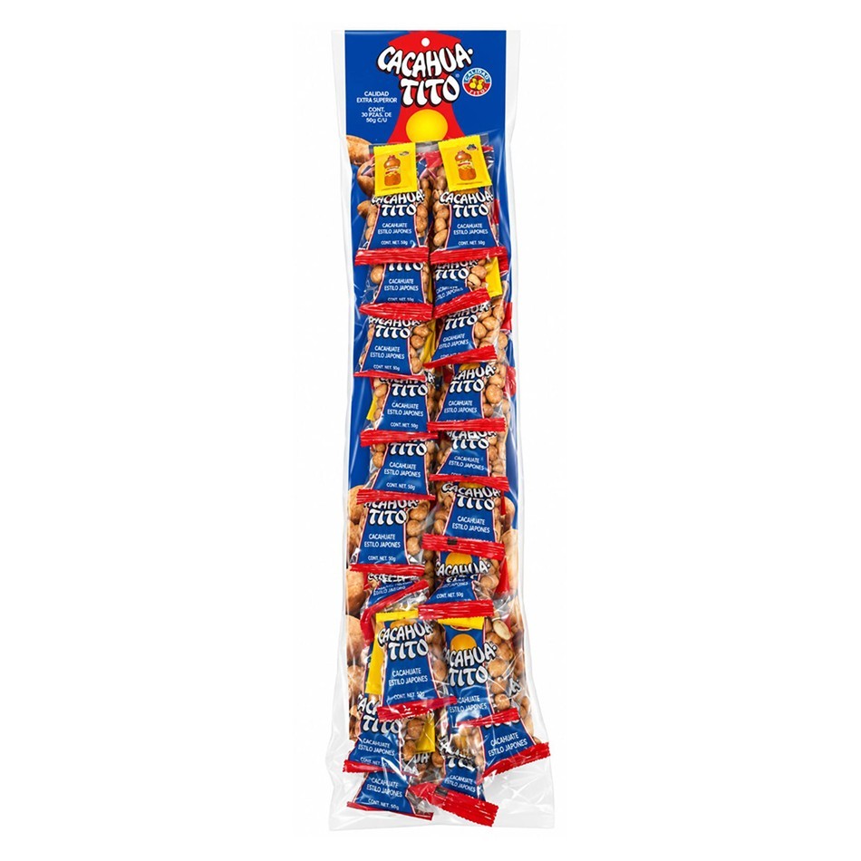 CACAHUATITO TIRA C/SALSA 20 PZS