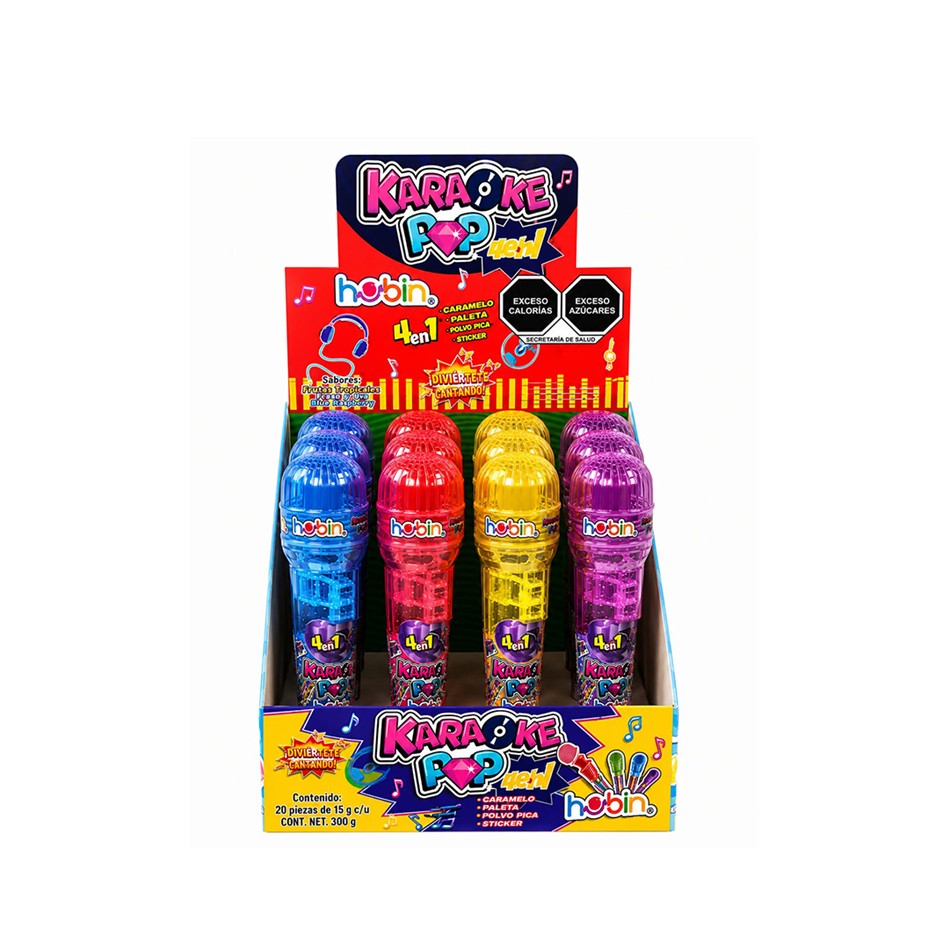 KARAOKE POP NEON 20 PZS