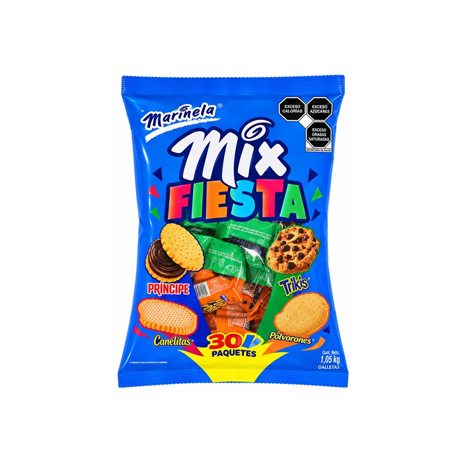 PIÑATERO MIX FIESTA 20 GRS 30 PZS