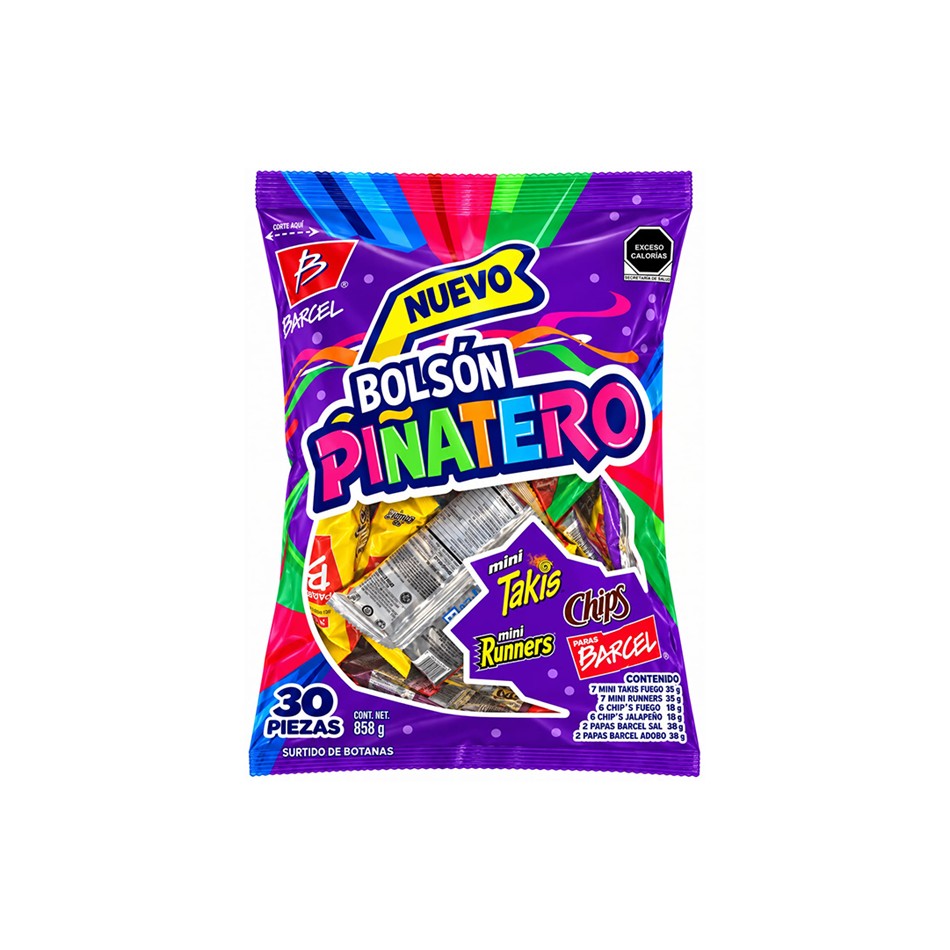 BOLSON PIÑATERO BARCEL 30 PZS