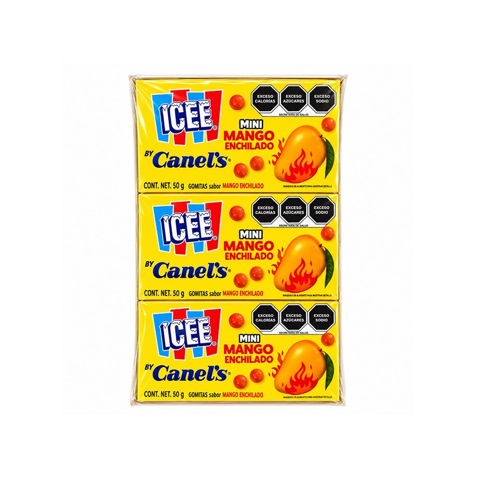 Producto - GOMITAS MINI MANGO ENCHILADO 9 PZS 50 GRS