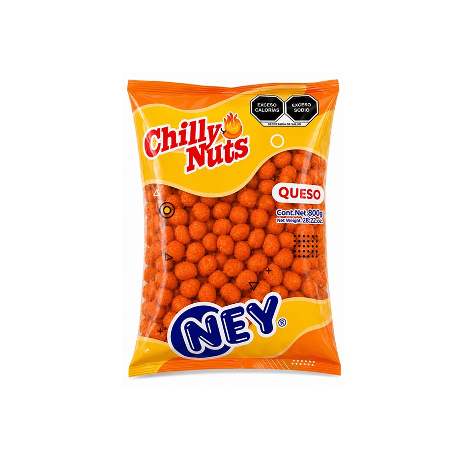 Producto - CACAHUATE CHILLY NUTS QUESO 800 GR