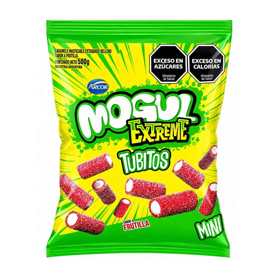 Producto - GOMA MOGUL FRESA XTREME 500 GR