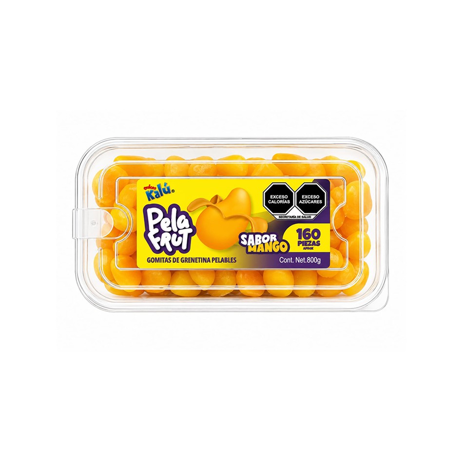Producto - GOMA PELA FRUT MANGO 160 PZS 800 GRS