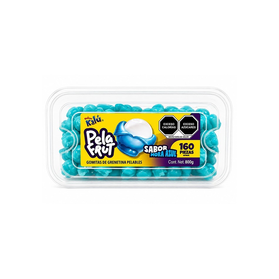 Producto - GOMA PELA FRUT MORA AZUL 160 PZS 800 GRS