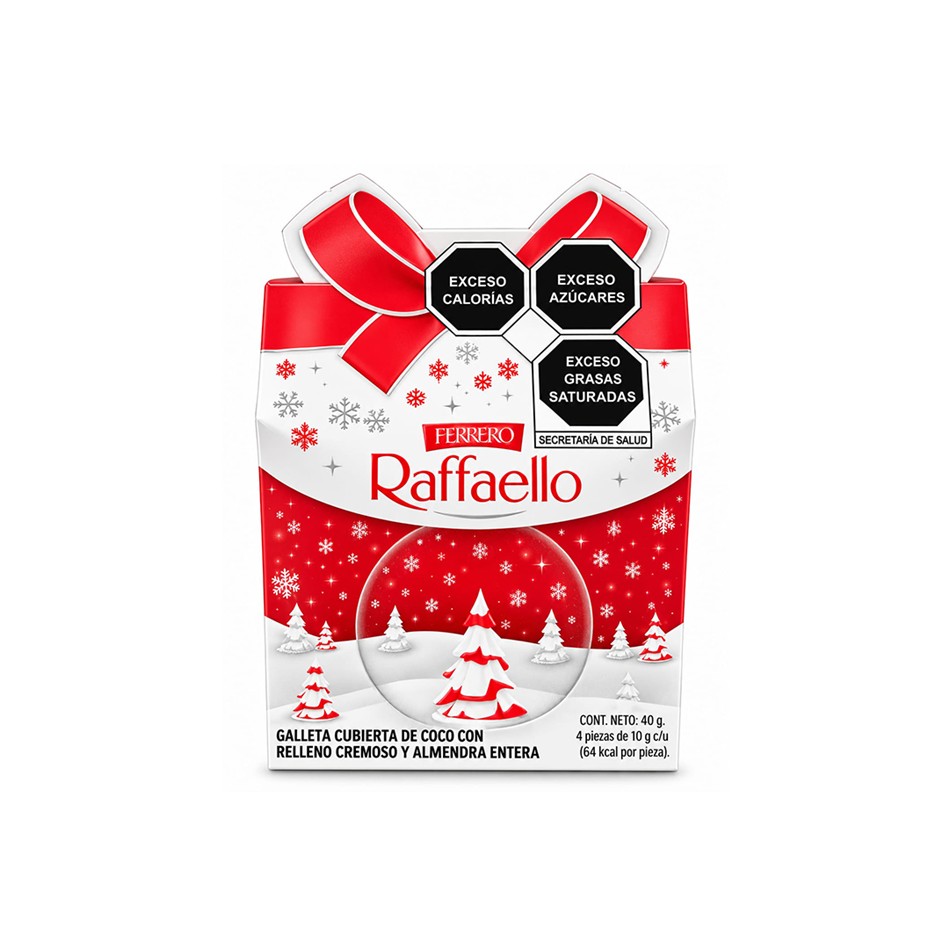 Producto - CHOCOLATE RAFFAELLO NAVIDEÑO 4 PZS