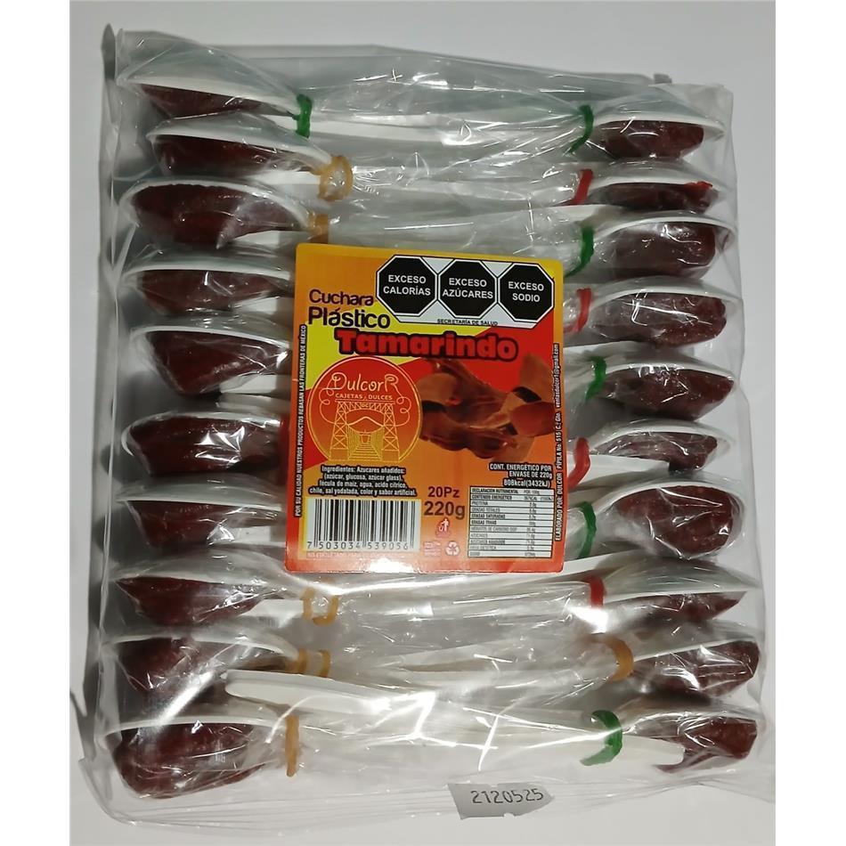 Producto - CUCHARA PLASTICO TAMARINDO CORTAZAR 20 PZS