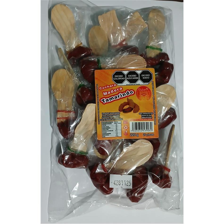 Producto - CUCHARA MADERA TAMARINDO 20 PZS