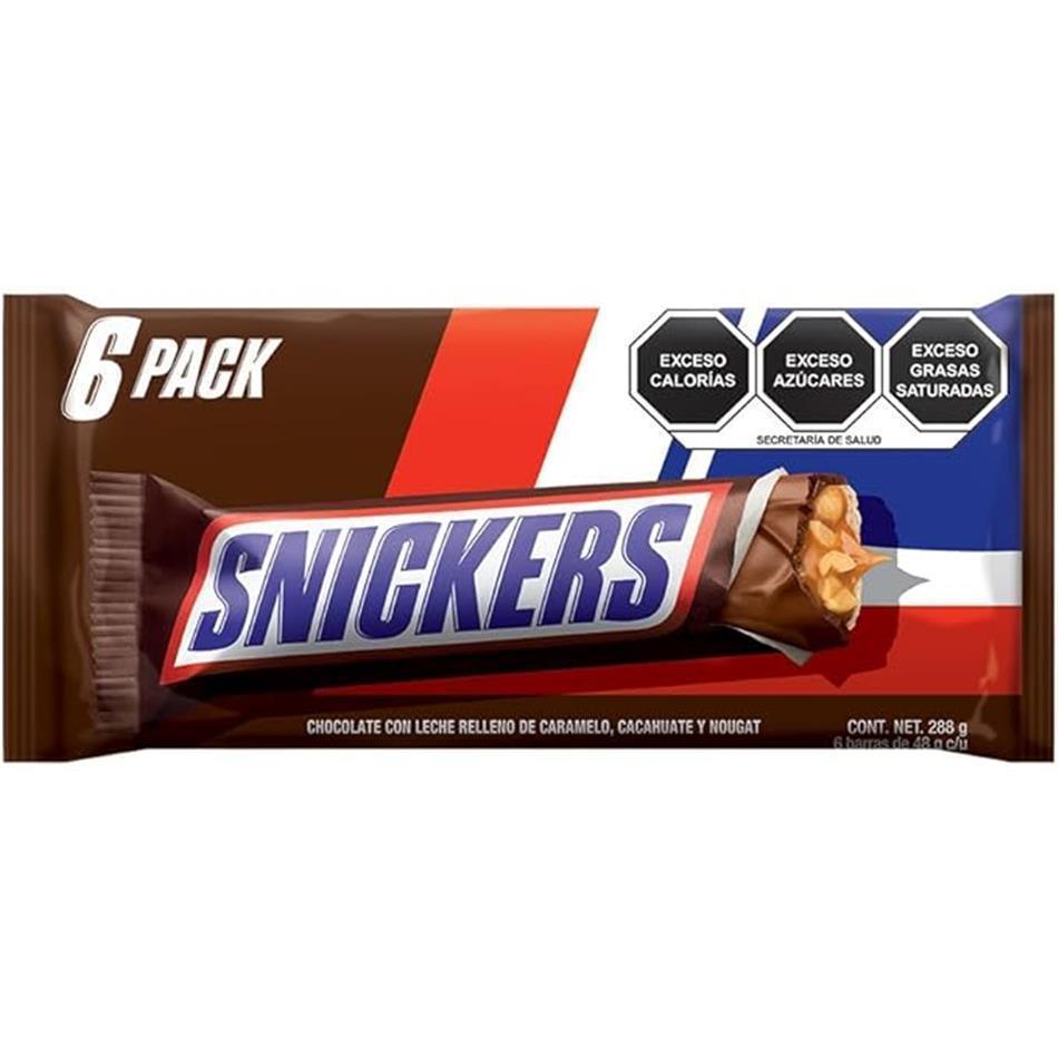Producto - CHOCOLATE SNICKERS 6 PZS