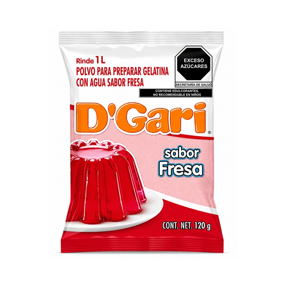 Producto - GELATINA FRESA AGUA 1 LTO
