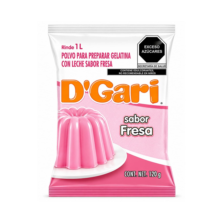 Producto - GELATINA FRESA LECHE 1 LTO
