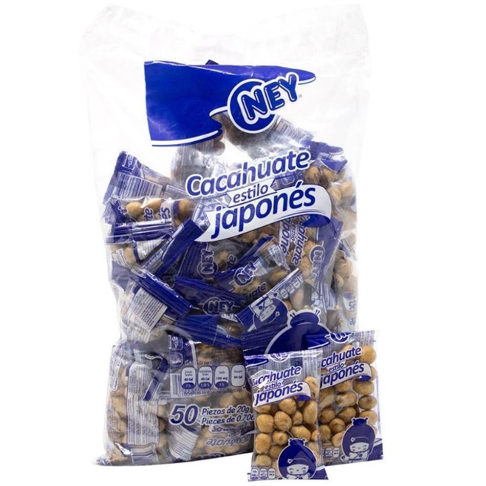 Producto - CACAHUATE JAPONES NEY 50 PZS