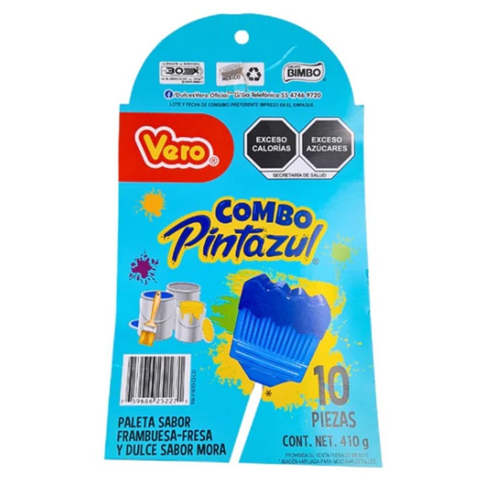 Producto - PALETA COMBO PINTA AZUL 10 PZS