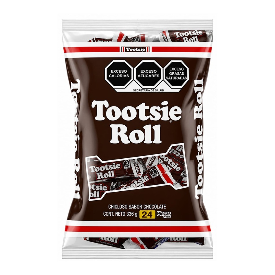 CHICLOSO TOOTSIE ROLLS 24 PZS