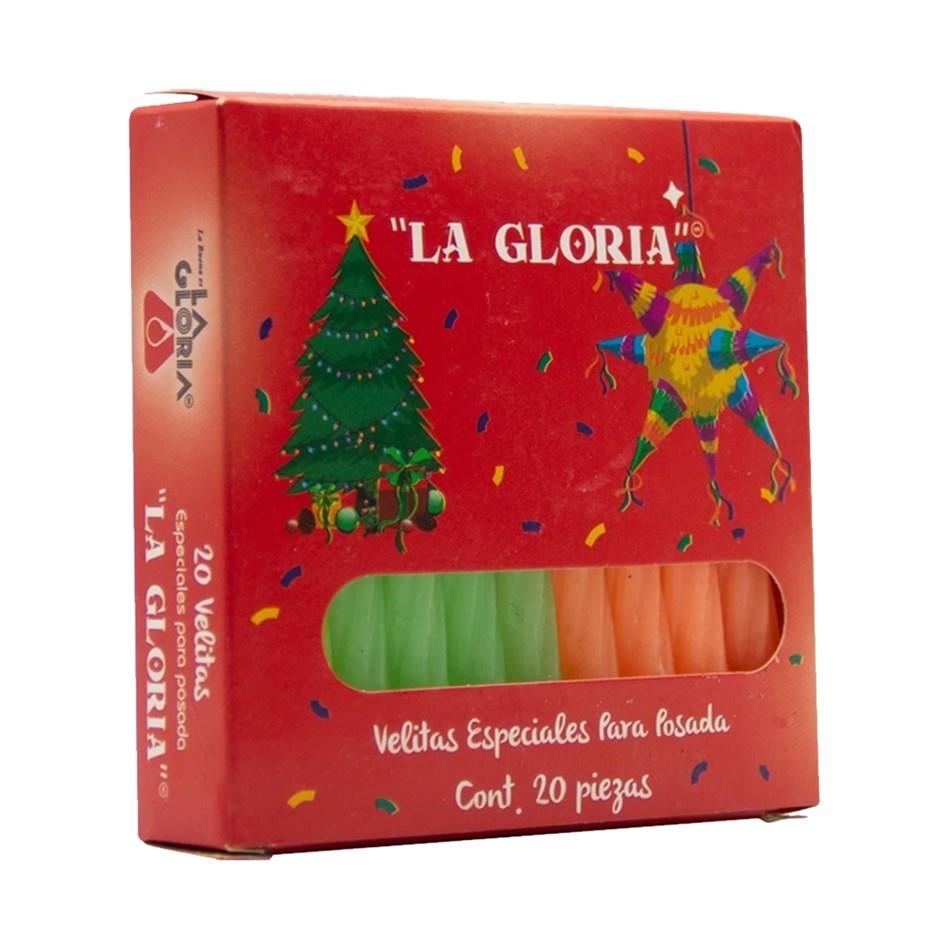 Producto - VELA LA GLORIA P/POSADA 20 PZ