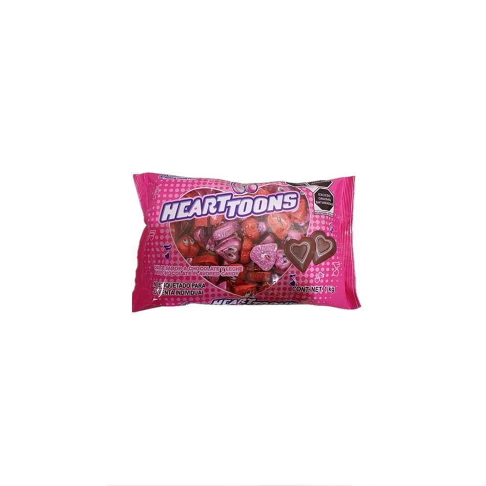 Producto - CHOCOLATE HEART TOONS 1 KGR