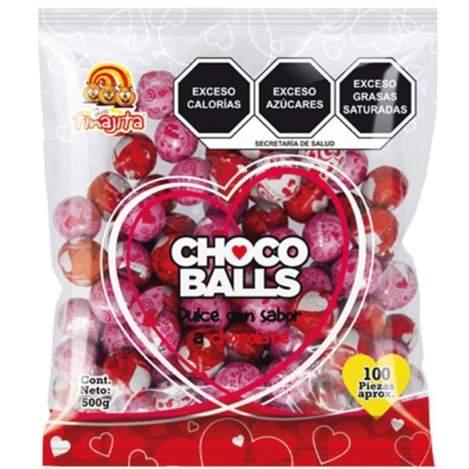 Producto - CHOCOLATE CHOKO BALLS SAN VALENTIN 500 GR