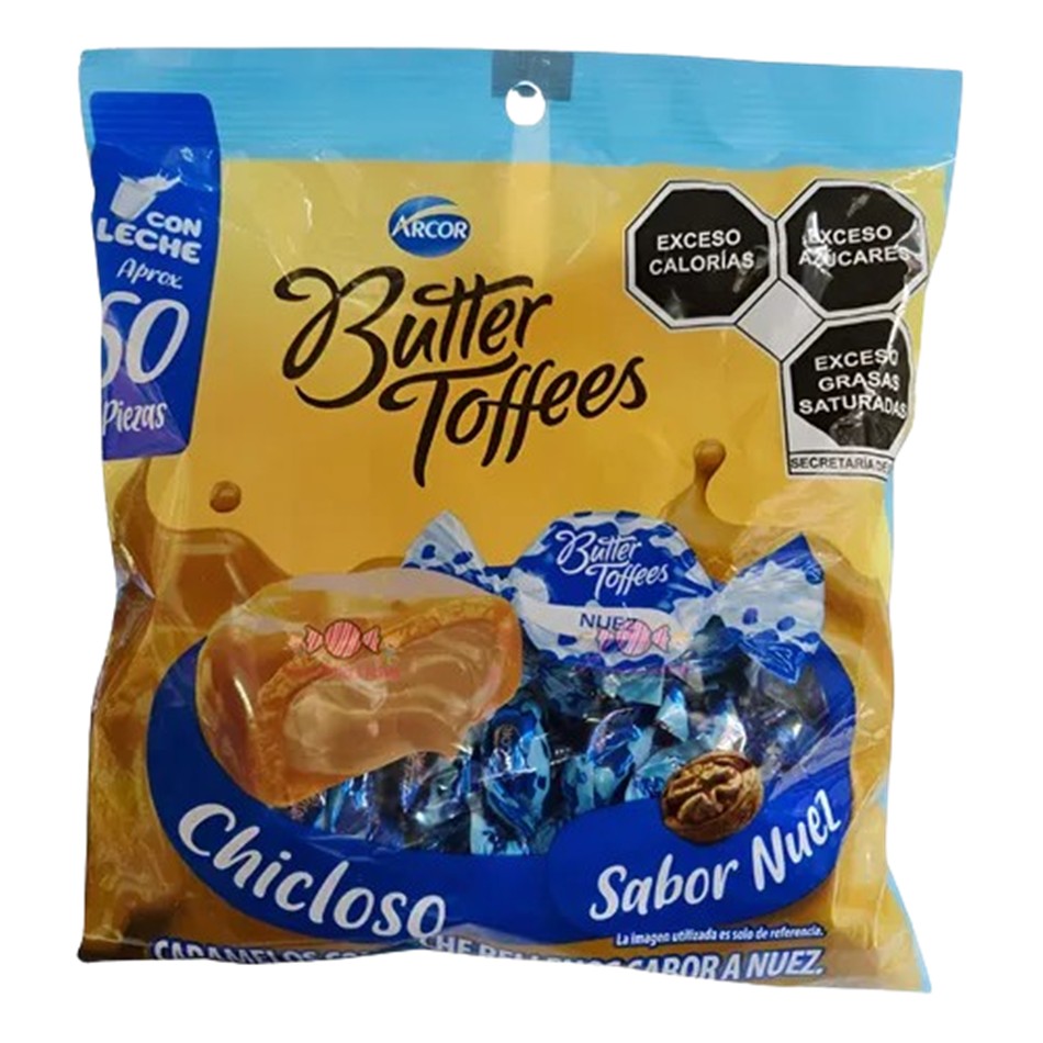 Producto - CARAMELO BUTTER TOFFEE NUEZ 400 GR