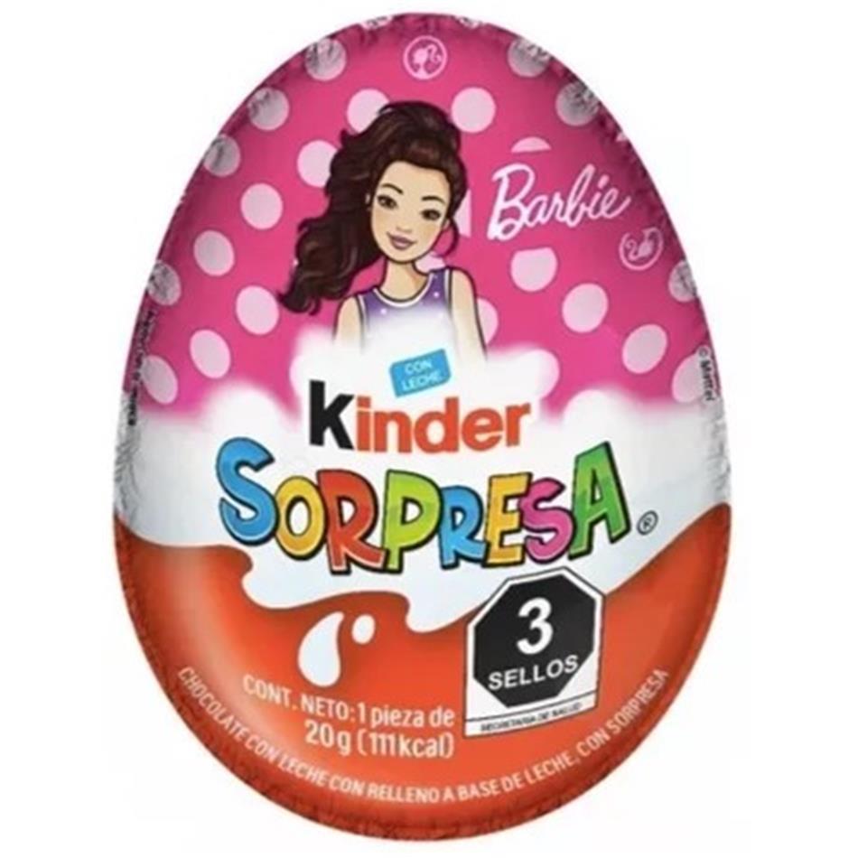 Producto - HUEVITO KINDER BARBIE 8 PZS