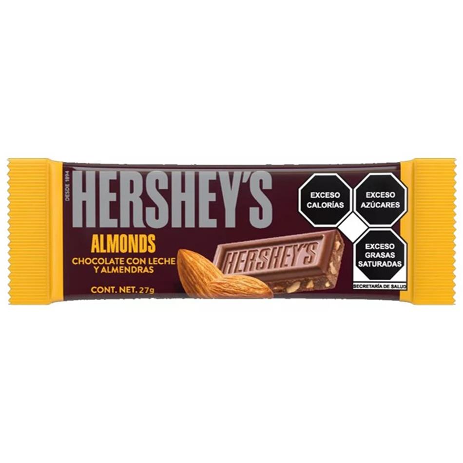 Producto - CHOCOLATE HERSHEY´S ALMENDRA 6 PZS