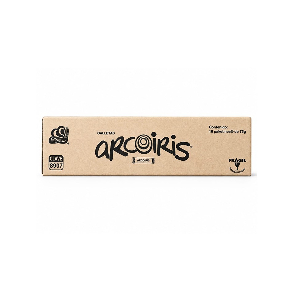 GALLETA ARCOIRIS 16 PZS