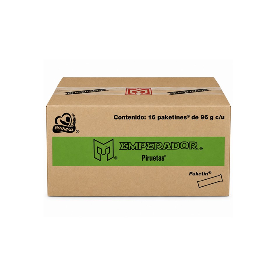 GALLETA EMPERADOR PIRUETA 16 PZS