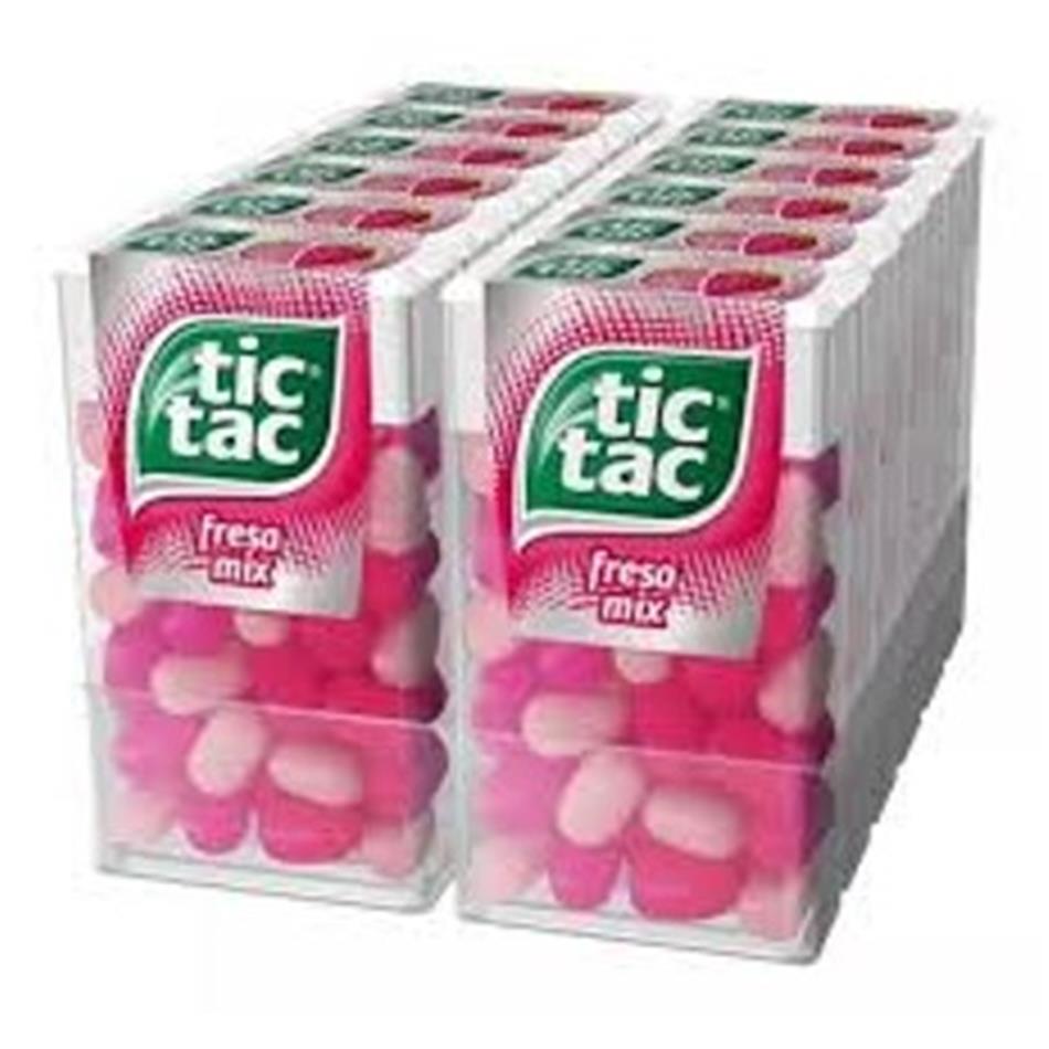 Producto - PASTILLA TIC-TAC FRESA 12 PZS