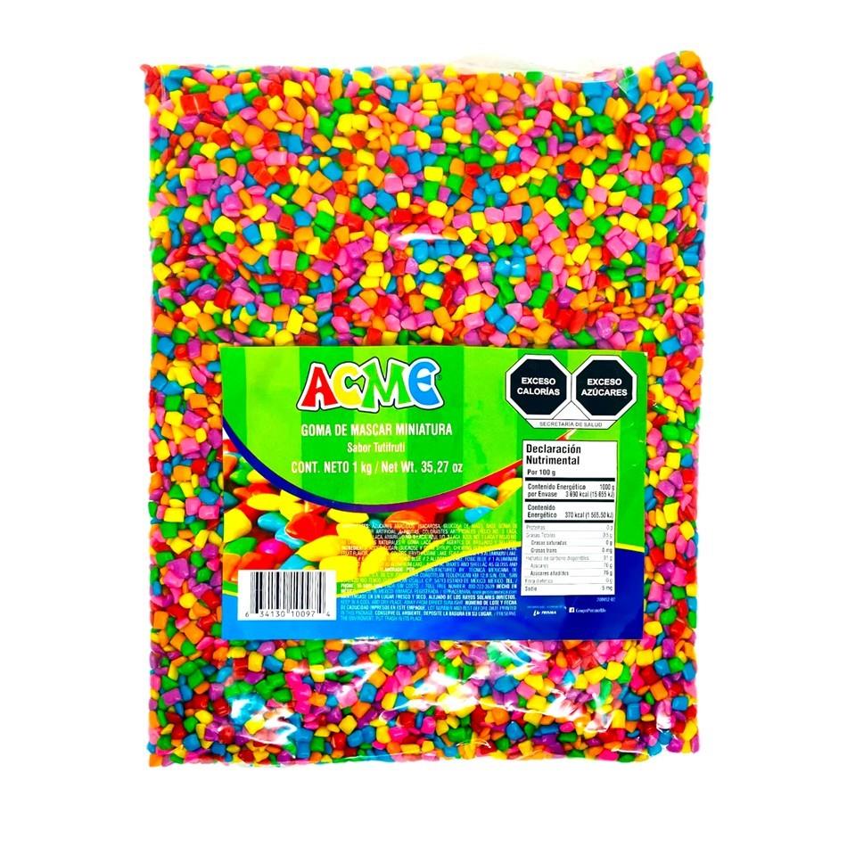 CHICLE MINIATURA GRANEL 1 KG