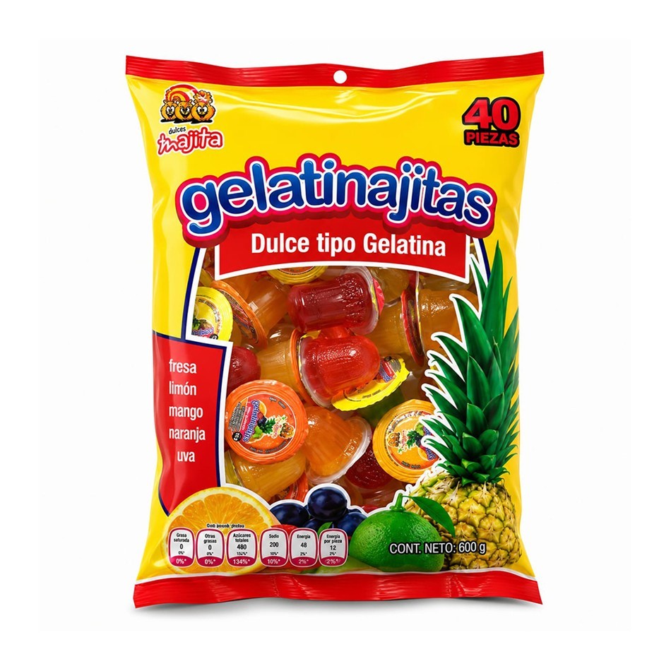 Producto - GELATINAJITAS BOLSA 40 PZ
