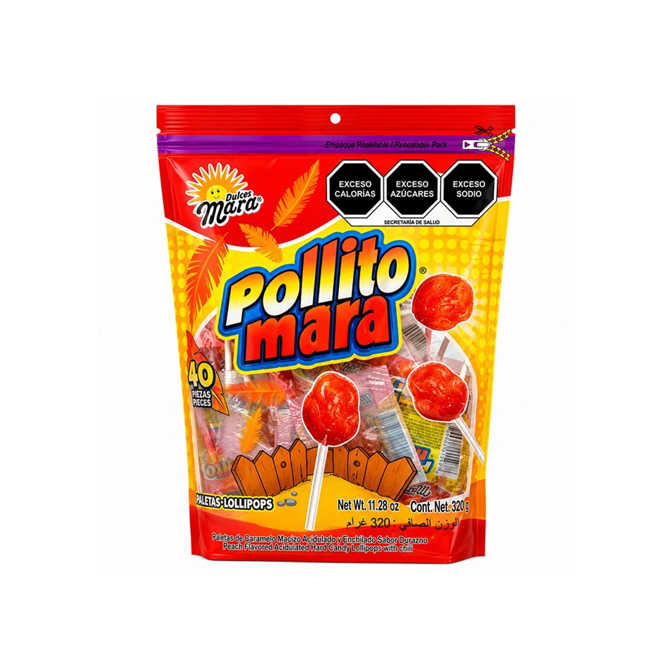 Producto - PALETA POLLITO OPTIMAL 40 PZS
