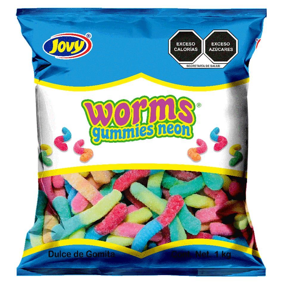GOMA WORMS NEON 1 KGR.
