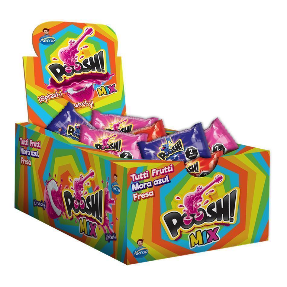 Producto - CHICLE POOSH MIX 40 PZS