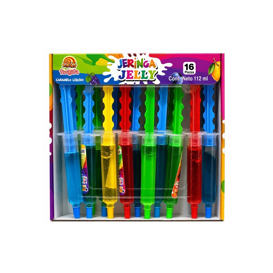 Producto - DULCE JERINGITA JELLY 16 PZS.