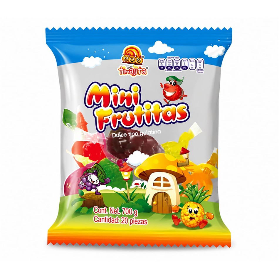 Producto - GELATINA MINI FRUTITAS 20 PZ