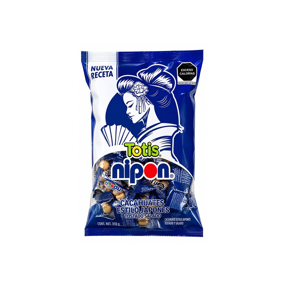CACAHUATE NIPON BOLSA 20 PZS 25 GRS
