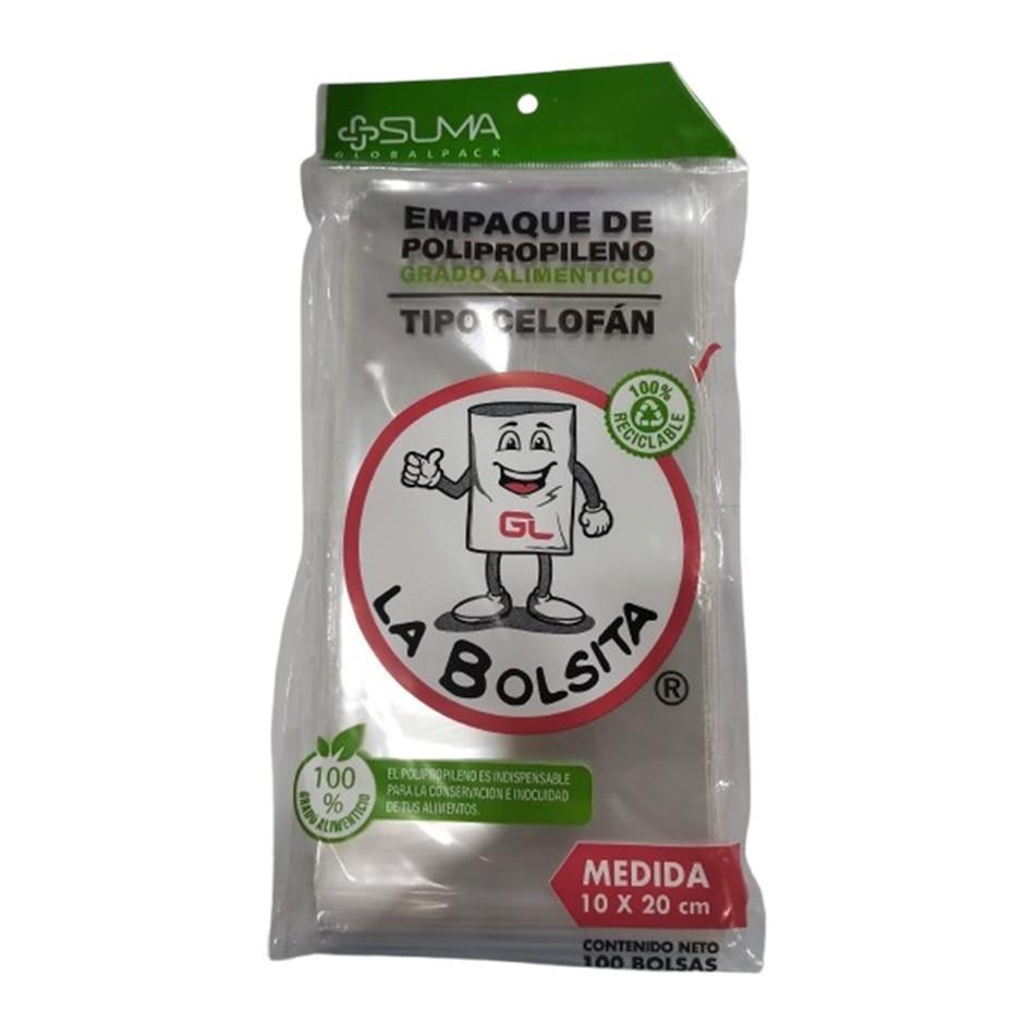 Producto - BOLSA DE CELOFAN BOLSIPACK 10X20 100 PZS