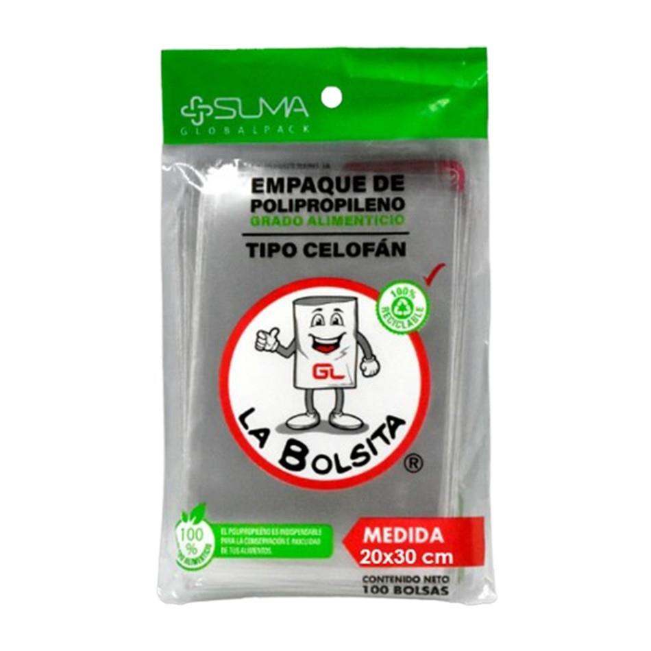 Producto - BOLSA DE CELOFAN BOLSIPACK 20X30 100 PZS