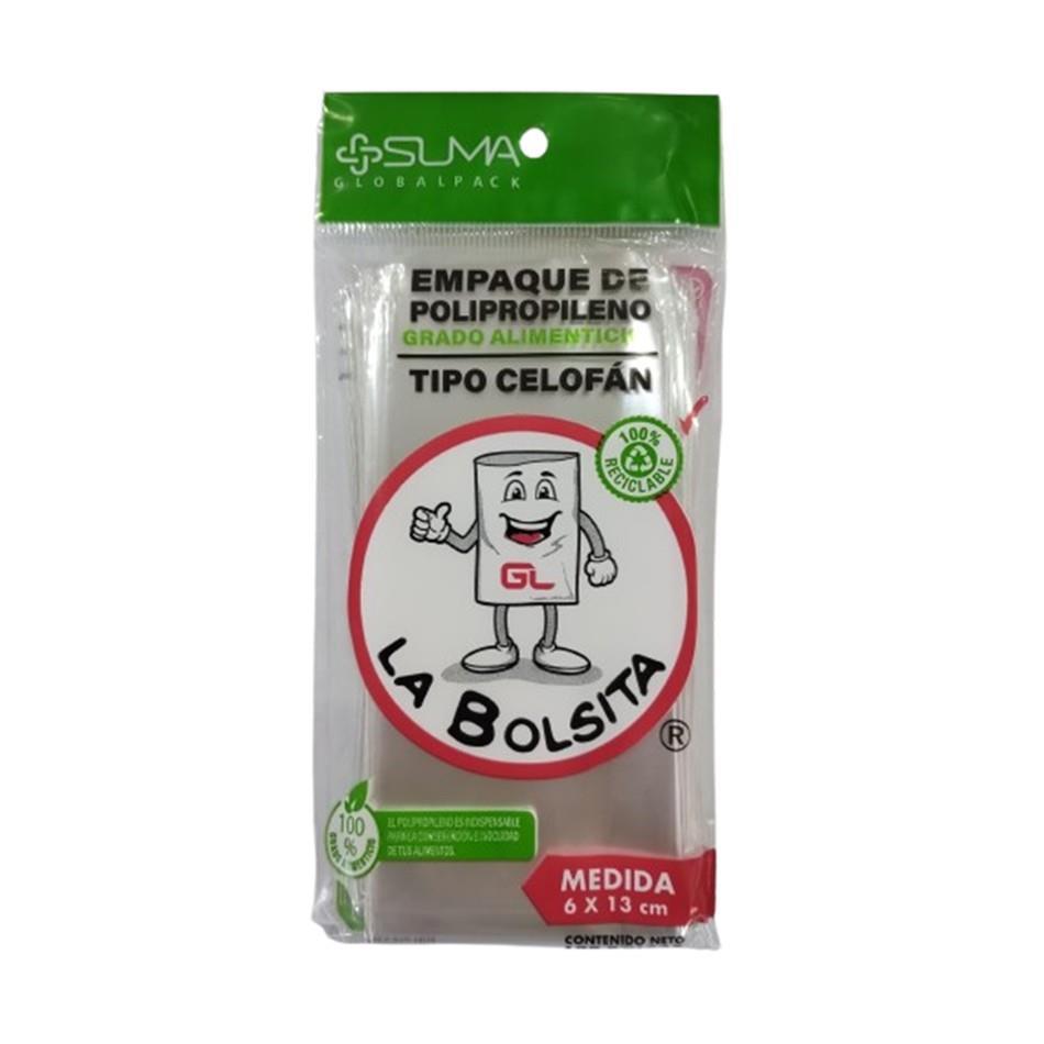 Producto - BOLSA DE CELOFAN BOLSIPACK 6X13 100 PZS