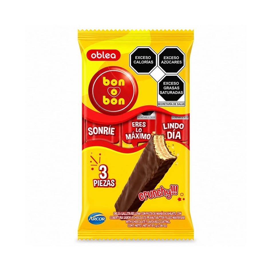 Producto - OBLEA BON O BON 3 PZS