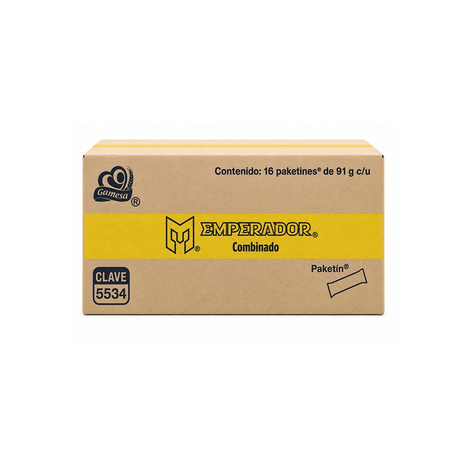 Producto - GALLETA EMPERADOR VAINILLA 16 PZS