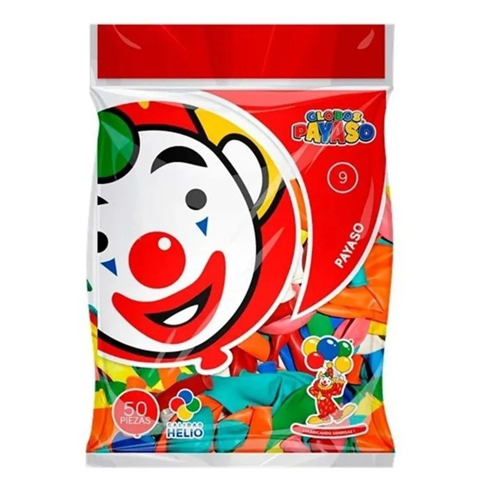 Producto - GLOBO PAYASO #9 50 PZS